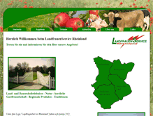 Tablet Screenshot of landfrauenservice-rheinland.de